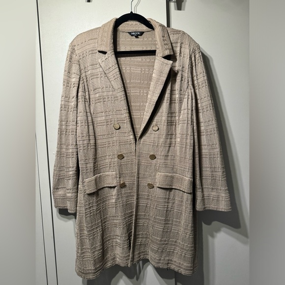 Misook Jackets & Blazers - Misook Long Jacket Blazer Knit